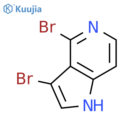 3,4-Dibromo-1H-pyrrolo[3,2-c]pyridine structure