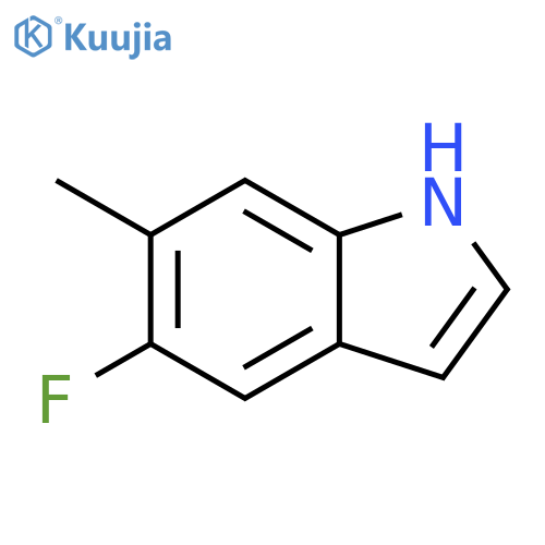 5-Fluoro-6-methyl-1H-indole structure