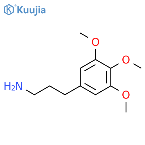 3-(3,4,5-trimethoxyphenyl)propan-1-amine structure