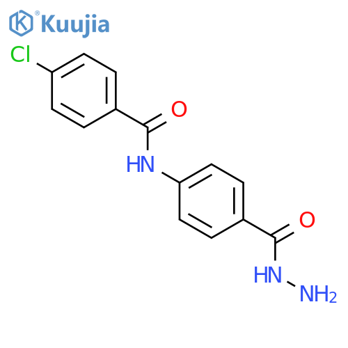 4-Chloro-N-4-(hydrazinocarbonyl)phenylbenzamide structure