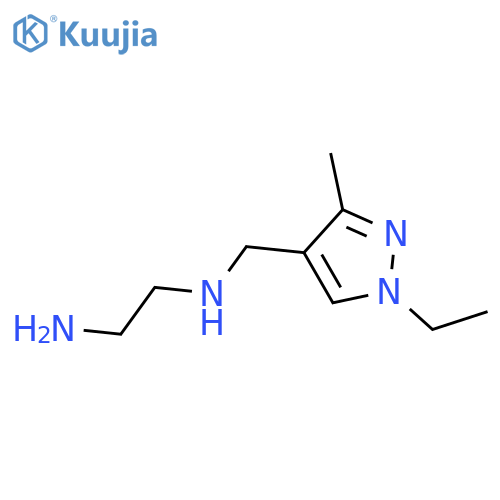 (2-aminoethyl)(1-ethyl-3-methyl-1H-pyrazol-4-yl)methylamine structure