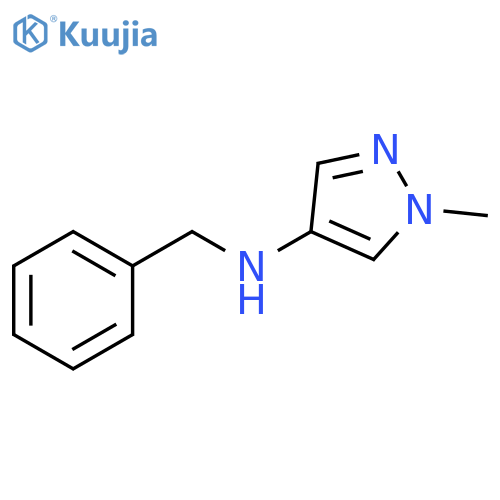 N-benzyl-1-methyl-1H-pyrazol-4-amine structure