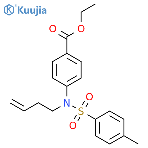 Ethyl 4-[but-3-enyl-(4-methylphenyl)sulfonylamino]benzoate structure
