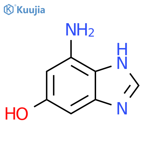 1H-Benzimidazol-5-ol,7-amino- structure