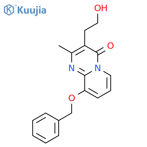 9-(Benzyloxy)-3-(2-hydroxyethyl)-2-methyl-4H-pyrido1,2-apyrimidin-4-one structure