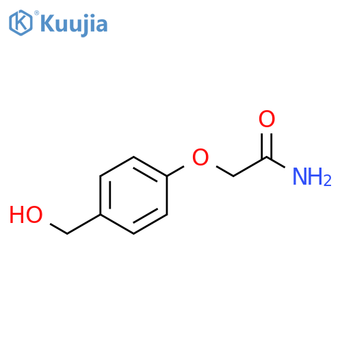 Acetamide, 2-[4-(hydroxymethyl)phenoxy]- structure