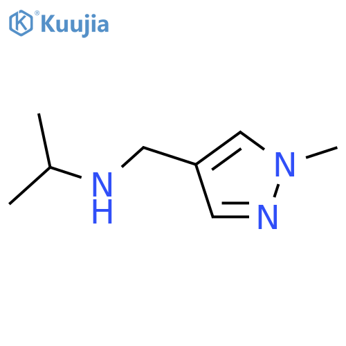 N-(1-Methyl-1H-pyrazol-4-yl)methylpropan-2-amine structure
