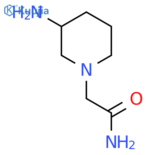 2-(3-Aminopiperidin-1-yl)acetamide structure