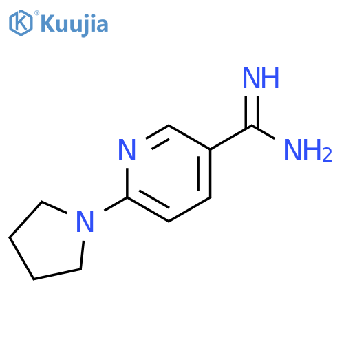 6-(pyrrolidin-1-yl)pyridine-3-carboximidamide structure