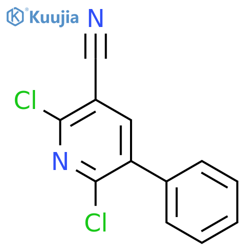 2,6-Dichloro-5-phenylnicotinonitrile structure