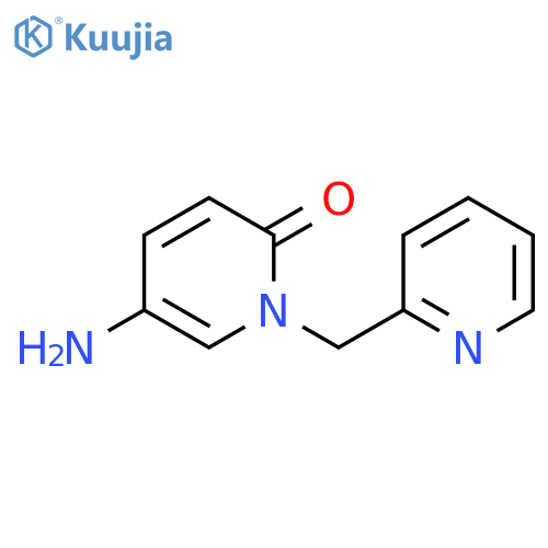 5-amino-1-(pyridin-2-yl)methyl-1,2-dihydropyridin-2-one structure