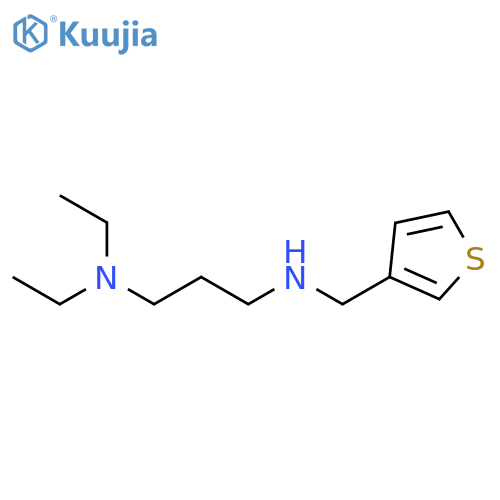 3-(diethylamino)propyl(thiophen-3-yl)methylamine structure