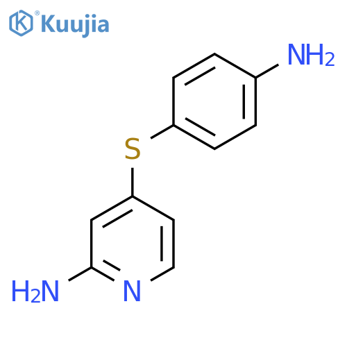 4-(4-Aminophenylthio)pyridin-2-amine structure