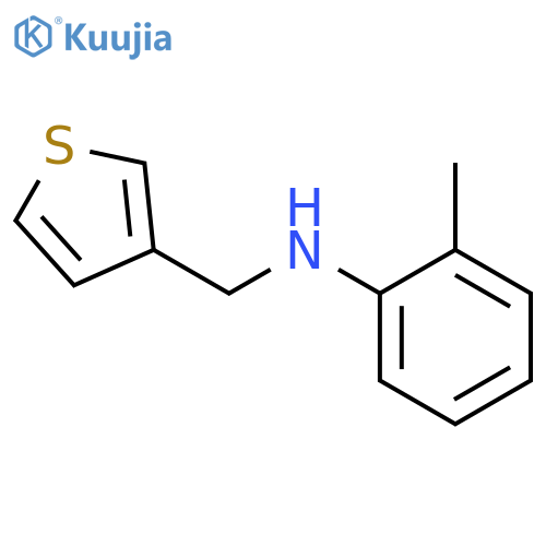 2-methyl-N-(thiophen-3-yl)methylaniline structure