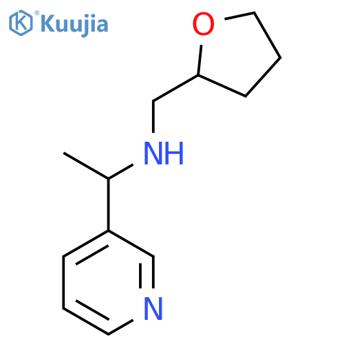 [(oxolan-2-yl)methyl][1-(pyridin-3-yl)ethyl]amine structure