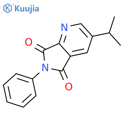 5H-Pyrrolo[3,4-b]pyridine-5,7(6H)-dione, 3-(1-methylethyl)-6-phenyl- structure