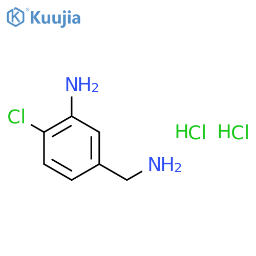 5-(Aminomethyl)-2-chloroaniline dihydrochloride structure