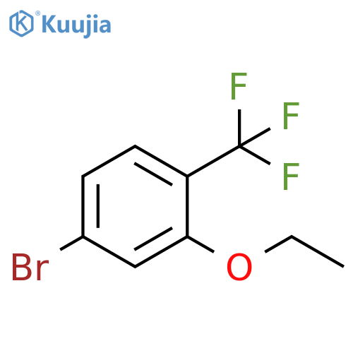 4-bromo-2-ethoxy-1-(trifluoromethyl)benzene structure