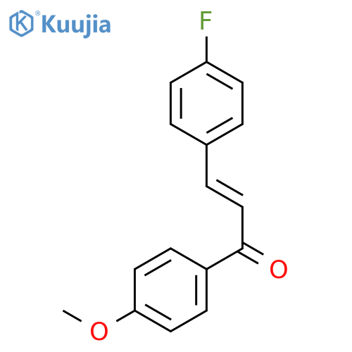 (2E)-3-(4-fluorophenyl)-1-(4-methoxyphenyl)prop-2-en-1-one structure