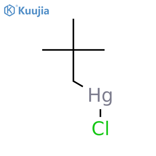 Mercury,chloro(2,2-dimethylpropyl)- structure