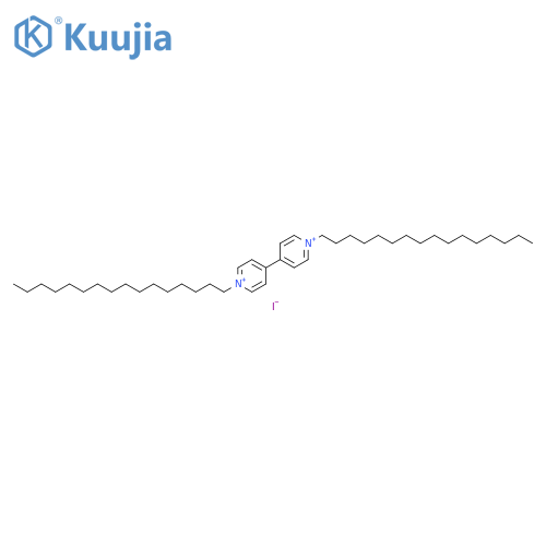 4,4'-Bipyridinium, 1,1'-dihexadecyl-, diiodide structure