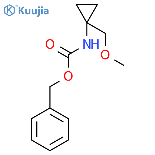 Benzyl (1-(methoxymethyl)cyclopropyl)carbamate structure