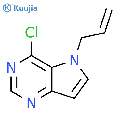 4-chloro-5-(2-propen-1-yl)-5H-Pyrrolo[3,2-d]pyrimidine structure