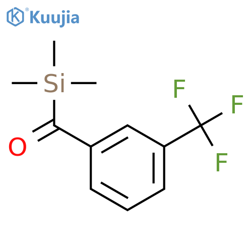 Silane, trimethyl[3-(trifluoromethyl)benzoyl]- structure