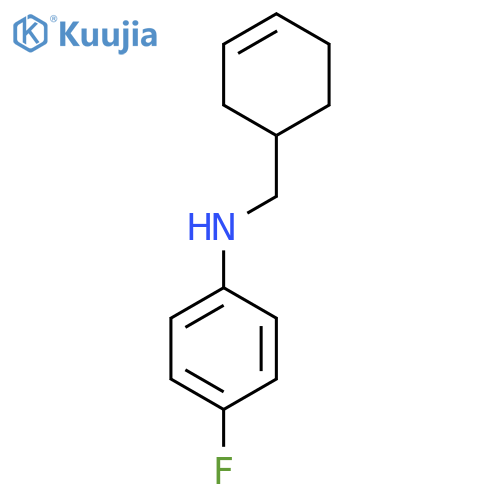 N-(cyclohex-3-en-1-yl)methyl-4-fluoroaniline structure