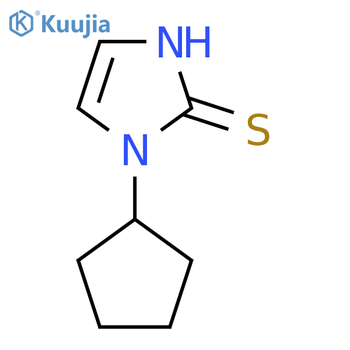 1-Cyclopentyl-1H-imidazole-2-thiol structure