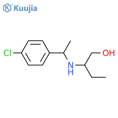 2-{1-(4-chlorophenyl)ethylamino}butan-1-ol structure