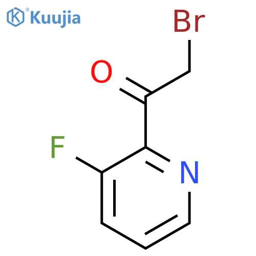 2-bromo-1-(3-fluoropyridin-2-yl)ethanone structure