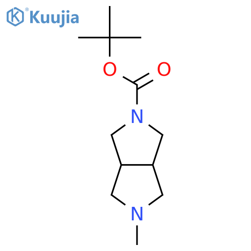 tert-Butyl 5-methylhexahydropyrrolo[3,4-c]pyrrole-2(1H)-carboxylate structure