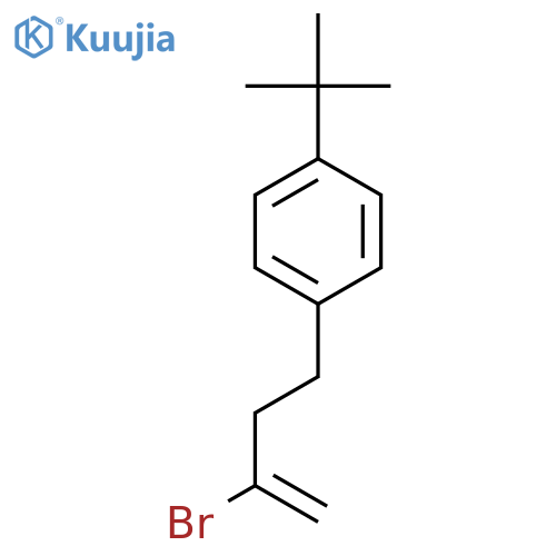2-Bromo-4-(4-tert-butylphenyl)-1-butene structure