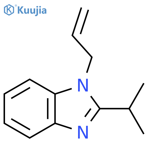 1-(prop-2-en-1-yl)-2-(propan-2-yl)-1H-1,3-benzodiazole hydrochloride structure