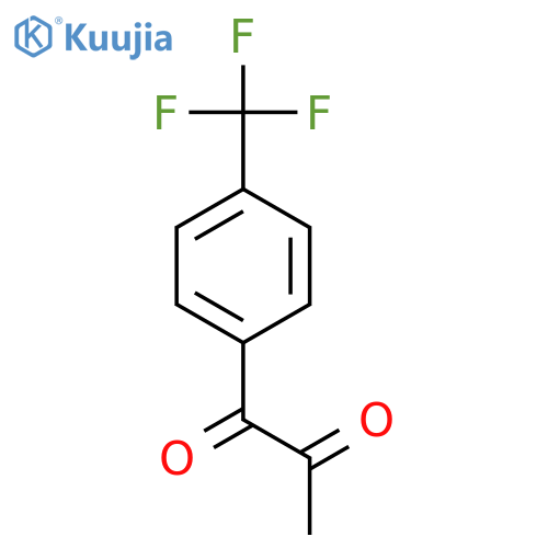 1-4-(Trifluoromethyl)phenylpropane-1,2-dione structure