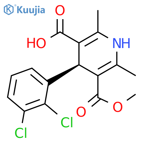 (4S)-4-(2,3-Dichlorophenyl)-1,4-dihydro-2,6-dimethyl-3,5-pyridinedicarboxylic Acid Monomethyl Ester structure
