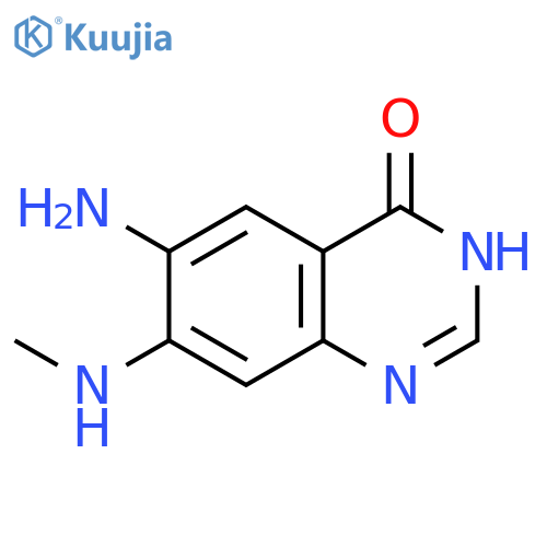 4(1H)-Quinazolinone, 6-amino-7-(methylamino)- structure