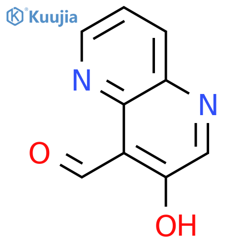 3-Hydroxy-1,5-naphthyridine-4-carbaldehyde structure
