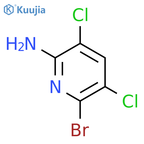 6-Bromo-3,5-dichloropyridin-2-amine structure