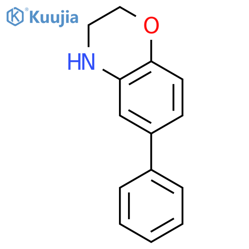 6-Phenyl-3,4-dihydro-2H-benzo[b][1,4]oxazine structure