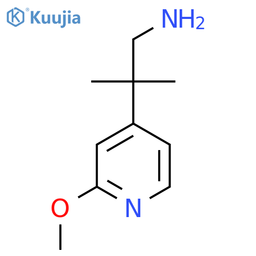 2-(2-Methoxypyridin-4-YL)-2-methylpropan-1-amine structure