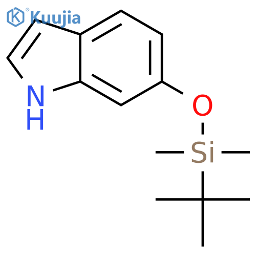 1H-Indole,6-[[(1,1-dimethylethyl)dimethylsilyl]oxy]- structure