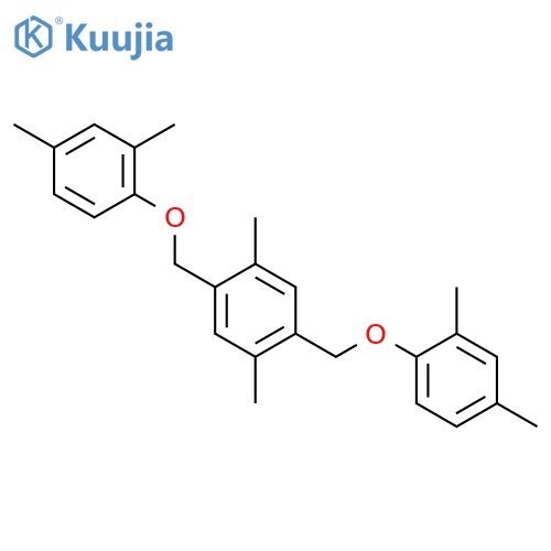 Benzene, 1,4-bis[(2,4-dimethylphenoxy)methyl]-2,5-dimethyl- structure