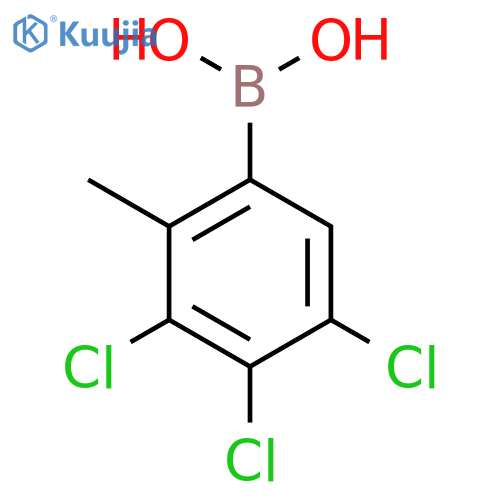 4-Cyano-1H-indole-2-boronic Acid structure