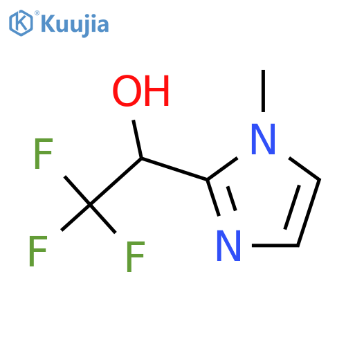 2,2,2-Trifluoro-1-(1-methyl-1H-imidazol-2-yl)ethan-1-ol structure