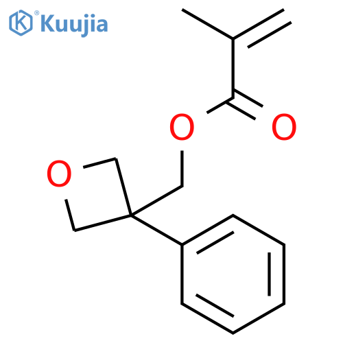 3-Methacryloyloxymethyl-3-phenyloxetane (stabilized with 4-hydroxyanisole) structure