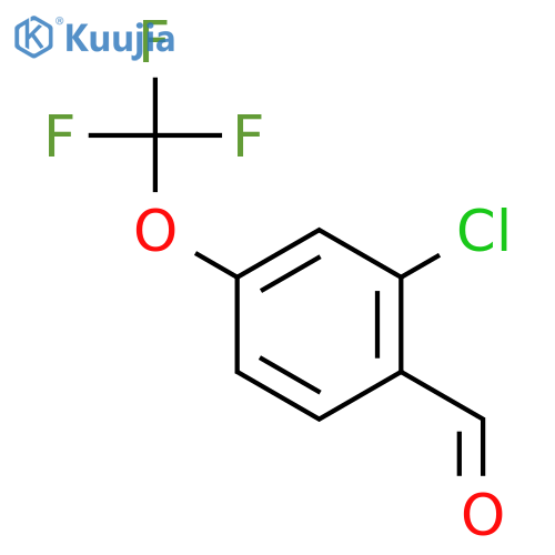 2-Chloro-4-(trifluoromethoxy)benzaldehyde structure