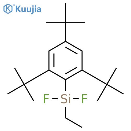 Silane, ethyldifluoro[2,4,6-tris(1,1-dimethylethyl)phenyl]- structure