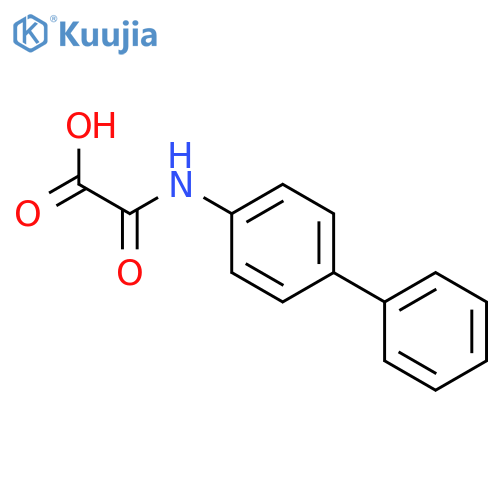 2-oxo-2-(4-phenylanilino)acetic Acid structure